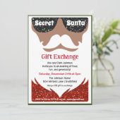 Invitation Secret Père Noël Gift Exchange (Debout devant)