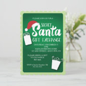 Invitation Secret Père Noël Gift Exchange (Debout devant)