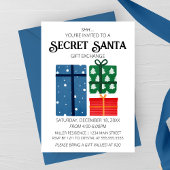 Invitation Secret Père Noël Gift Exchange
