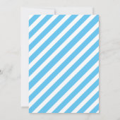 Invitation secret Père Noël noël bleu échange cadeau invitati (Dos)