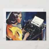 Invitation Secrétaire exécutif Lettre type Bureau (Devant)