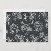 Invitation secrète de mariage dans le jardin | Blu (Dos)