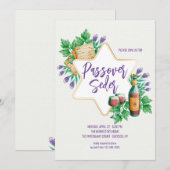 Invitation Séder de Pessa'h (Devant / Derrière)