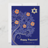 Invitation Sédère de semence d'arbre à fleurs de printemps (Devant)