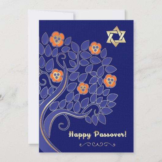 Invitation Sédère de semence d'arbre à fleurs de printemps (Devant)