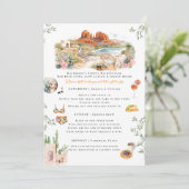 Invitation Sedona Arizona Bachelorette Weekend Itinerary (Debout devant)