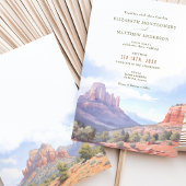 Invitation Sedona Arizona Destination Mariage