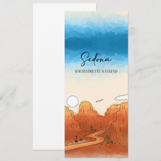 Invitation Sedona Weekend (Devant / Derrière)