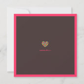 Invitation Seize de mes coeurs adorent l'invitation de 16 par (Dos)