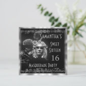 Invitation Seize parties de masquarade vénitienne (Debout devant)