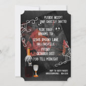 Invitation Séjournez à la Fright Halloween Cocktail Party (Dos)