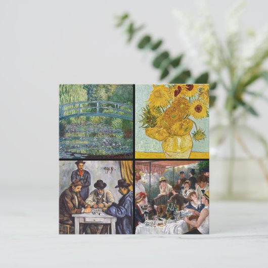 Invitation Sélection de divers chefs-d'oeuvre impressionniste (Debout devant)