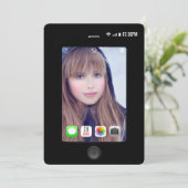 Invitation Selfie Graduation Party Photo (Debout devant)