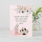 Invitation Selle occidentale vierge Ajoutez votre propre DIY  (Debout devant)