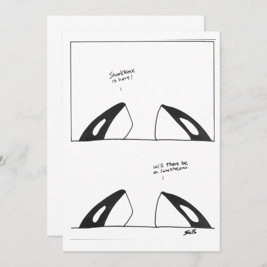 Invitation Semaine Orca (Devant / Derrière)