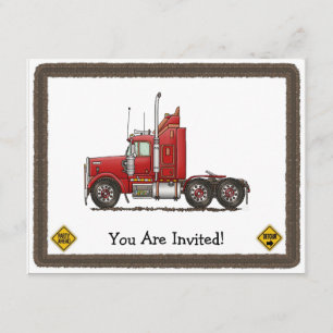 Invitation Semi-Cabine mignonne