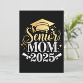 Invitation Senior Mom 2025 Graduation Famille Fils fille (Debout devant)