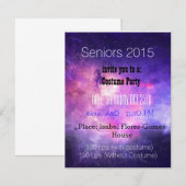 Invitation Seniors party (Devant / Derrière)