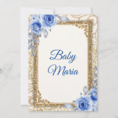 Invitation Senorita Marine Blue Fiesta Couple Douche (Dos)