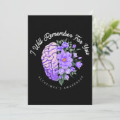 Invitation Sensibilisation à la maladie d'Alzheimer Je me sou (Debout devant)