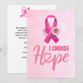 Invitation Sensibilisation au cancer du sein (Devant / Derrière)