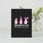 Invitation Sensibilisation au cancer du sein Gnome One combat (Debout devant)