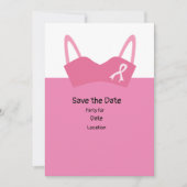 Invitation Sensibilisation au cancer du sein, Save the Date P (Devant)