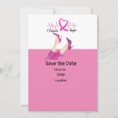 Invitation Sensibilisation au cancer du sein, Save the Date P (Devant)