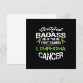 Invitation Sensibilisation au cancer Survivant Certifié Badas (Devant / Derrière)