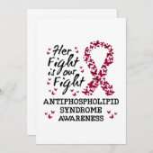 Invitation Sensibilisation au syndrome antiphospholipidique (Devant / Derrière)