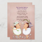 Invitation sensible de danseurs (Devant / Derrière)