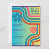 Invitation Sentez La Bataille ! Fête des mariées Cosmic Retro (Devant)