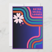 Invitation Sentez La Bataille ! Fête des mariées Cosmic Retro (Dos)