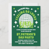 Invitation Sentez-vous si chanceux Green St. Patrick's Day Pa (Devant)