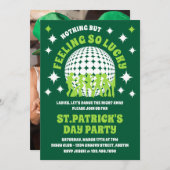 Invitation Sentez-vous si chanceux Green St. Patrick's Day Pa (Devant / Derrière)