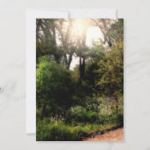 Invitation Sentier Rustique Floral Enchanted Forest Sweet 16 (Dos)