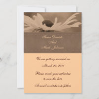 Sepia Black Eyed Susan Wedding Sauvez La Date