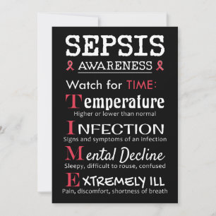Invitation Sepsis Awareness Watch pour le guide TIME