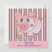 Invitation sept, 1 anniversaire de enfant (Dos)