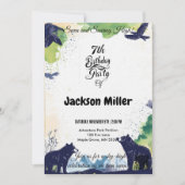 Invitation Sept ans et une montée en flèche 7e anniversaire M (Devant)