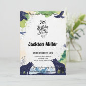 Invitation Sept ans et une montée en flèche 7e anniversaire M (Debout devant)