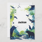 Invitation Sept ans et une montée en flèche 7e anniversaire M (Dos)