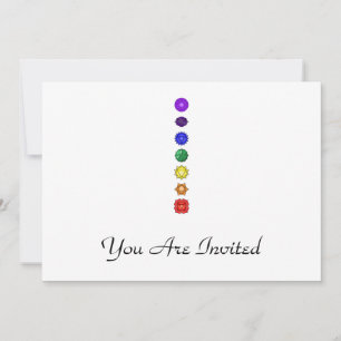 Invitation Sept chakras verticaux