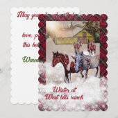 Invitation Sept et nokamis hivernent au ranch de west hills (Devant / Derrière)