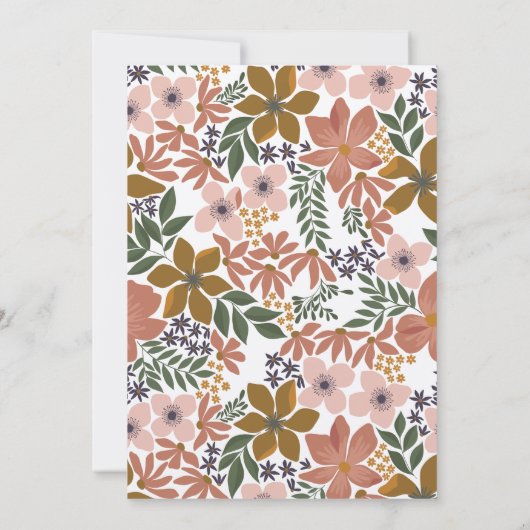 Invitation September Blumendusche (Dos)