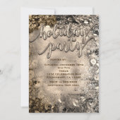 Invitation Séquences de fête Silver & Gold (Devant)