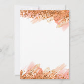 Invitation Sequin Glitter Basketball Girl birthday invit (Dos)