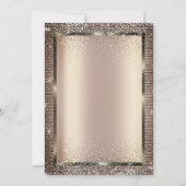 Invitation Séquins Élégants Ballons Retrait Inv (Dos)