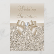 Séquins mariages de Champagne, Bow & Diamond