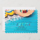 Invitation Serape et Sombrero (Devant)